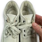 Hogan Leather Polacco Traditional Mid Lace Up Shoes Booties Off White Size 5.5 Photo 4