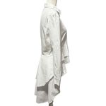 Walter Baker  White Ruffled High-Low Button Front Top Whimsy Bridgerton – Size M Photo 3