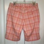 Puma  Golf Shorts - orange, yellow & white plaid - Size 4 Photo 5