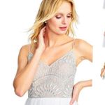 Adrianna Papell ADRIANNA PAPEL Beaded Bodice Mesh WEEDING Gown Photo 8