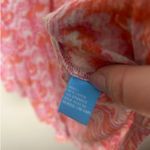 J. McLaughlin  Size Small Shirt Long Sleeve Button Up Linen Orange Pink Top Photo 6