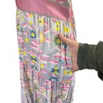 CK Bradley Wildflower Gray Annabelle Maxi Dress L | Puff Sleeve Tiered Cottage Size L Photo 6