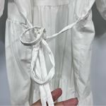 Elegant White Puff Sleeve s Dress tiered square neckline babydoll mini Size undefined Photo 12