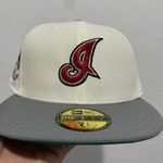 New Era Cap Hat club Cleveland Indians jacobs field size 7 1/4 new era fitted brand new  Photo 1