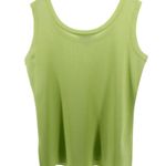 Misook Vintage Y2K  Brat Green Lightweight Coastal Summer Tank Women’s Size S Photo 3