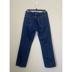 Halogen Women's Size: 8 Regular Dark Wash Mid-Rise Button Fly Straight Leg Jeans Photo 1