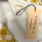 NWT Gilli Mustard Plaid Midi Dress Photo 8