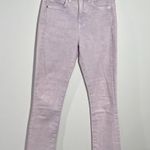 Veronica Beard New Carly High Rise Kick Flare In Lavender Acid Wash Size 25 Photo 2