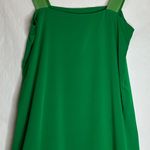Alice + Olivia Green Tank Silk Mini Dress / Top Size Medium | Vintage Y2K Photo 6