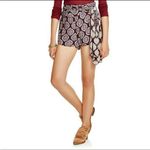 Free People ALL A DREAM WRAP EGGPLANT COLORWAY PRINT Dressy Shorts Size 0 Photo 2