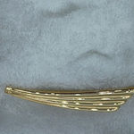 Park Lane  Art deco styled gold tone brooch Photo 1