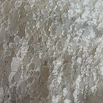 Vintage All That Jazz Floral Lace Dress Ivory Long Sleeve Button Front Bridal Size M Photo 11