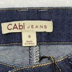 CAbi New Jeans Womens 4 Straight leg dark wash Photo 7