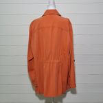 Chico's ‎ Women's Soft orange  Ruffle Jacket Size XL / 3 Photo 3