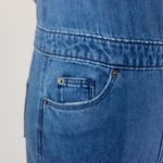 Universal Threads Universal Thread Blue Bow Classic Cross back Feminine Wide-Leg Denim Overalls 0 Photo 5