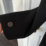 Tahari Arthur S. Levine Black Military Coat Gold Crest Buttons Tailored Size 8 Photo 8