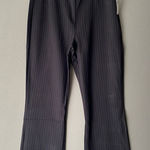 Anthropologie  Sanctuary sz L black‎ pin stripped dress pants Photo 0