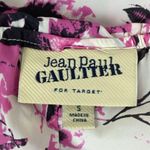 Jean Paul Gaultier White & Pink Floral Print Short Sleeve Shirt Dress S Photo 5