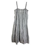 Jenni Kayne  Tiered Maxi‎ Dress Size L Yacht Wife Summer Picnics Quiet Luxury Photo 2