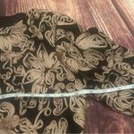 Alex Evenings Women’s  Black Gold Formal Blouse Size Medium Photo 2