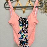 Billabong NWT Floral Coral Island Time One Piece Swimsuit 14 Photo 3