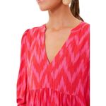 Tuckernuck Pomander Place Hot Pink Ikat Kenzo Dress Women’s Size XS Tiered Photo 9