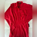 EXPRESS Portofino Shirt dress Red Size M Photo 0