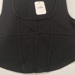Elodie 
Women's Corset Seam Detail Tank Top In black (b10) XL Photo 2