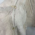 Au Lieu Soft Fuzzy Faux Fur lined Draped Vest Top Outerwear Small / Medium Gray Photo 6