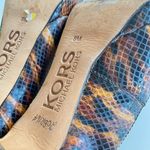 Michael Kors KORS ANIMAL PRINT OPEN PEEP TOE PLATFORM HEEL WOMENS SIZE 8M Photo 5