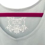 new Project e Vintage ❃ Floral Graphic Tank ❃ Baby Blue with Embroidery ❃ Large Photo 2