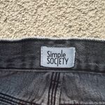 Simple Society Women's Gray Flare Jeans Photo 3