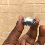 Unisex 925 Sterling Silver Vintage Real Black Onyx Ring Size 7 Engraved Men Women Y2K #Gothic #Grunge #Emo #streetwear #punk Photo 2