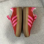 Adidas  Originals Gazelle Bold platform sneakers in red and pink size 5 Photo 10