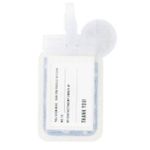 3/$15 Path Luggage Clear Purple Tag Take Me Away Photo 1