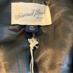 Universal Threads Universal Thread gray pinstriped single button blazer XXL soft fuzzy office Photo 2