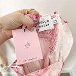 Hello Molly [] Pink Floral Don't Hold Back Midi Ruffle Hem Dress NWT Size Large L Photo 10