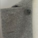 Hobbs London Hobbs if London Pale Gray Wool Flannel Double-Breasted Coat sz 6 Photo 5