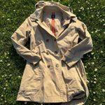 Gap Tan Short Hooded Trench Jacket Coat #528049 M Photo 0