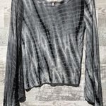 Free People Ashbury Tie Dye Bell Sleeves Shirt Top Small Photo 0