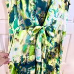 NWOT IC Collection Green Abstract Tie Photo 6