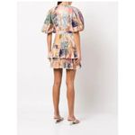 Zimmermann NWOT  Patchwork Puff Sleeve Mini Dress Photo 4