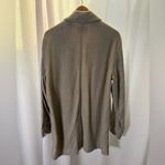 Free People Blazer We The Free Beckett Boyfriend Tan Large Linen Blend Flax EUC Photo 4