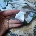 Akris Punto Women's  Blue Floral Hawaiian Short Sleeve T-Shirt Top Size 4 Photo 4