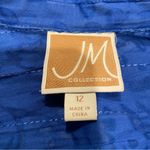 JM Collection Women’s Button Down Shirt with 3/4 Sleeves Size 12 Photo 7