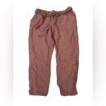 Hatch Venice Linen Blend Paper Bag Waist Pull On Pant sz 8 Photo 4