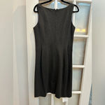 MM.LaFleur M.M.LaFleur The Lydia Dress Textured Ponte Cinder Grey Knee Length Size 16 NWT Photo 3