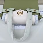 Michael Kors MK Carmen Medium Flap Satchel -Lt Sage Multi Photo 4