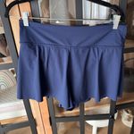 Athleta  performance shorts navy water resistant swim mid rise runnjnf training Photo 3