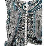 Palazzo Pants Womens 28 Multicolor Paisley Slit Wide Leg Festival Beach Boho NEW Black Photo 6